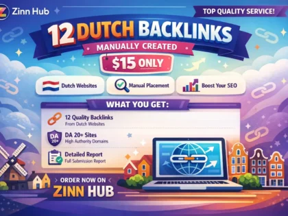 Manually Create 12 Dutch Backlinks For 15 Dollar