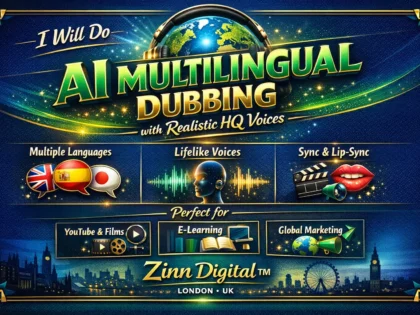 do ai multilingual dubbing with realistic HQ voices