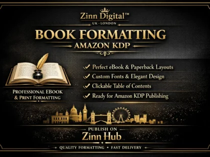 do book formatting amazon KDP