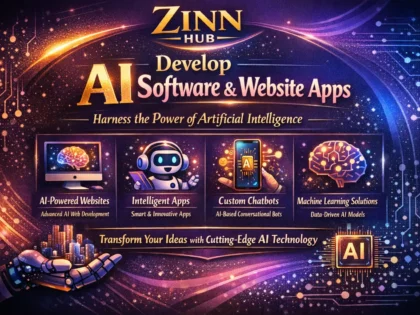 develop artificial intelligent software website apps with ai