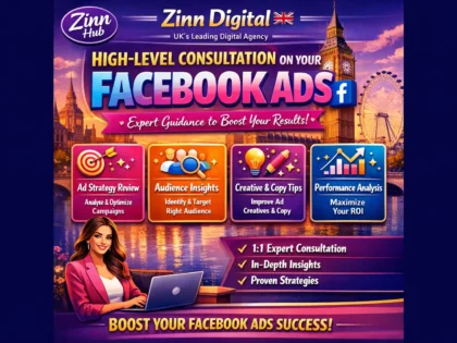 give you high level consultation on your facebook ads