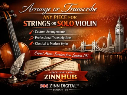 Arrange Or Transcribe Any Piece For Strings Or Solo Violin