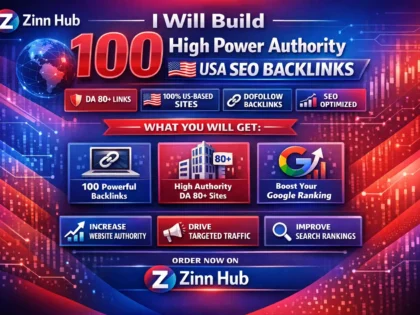 build 100 high power authority da80 USA SEO backlinks link building