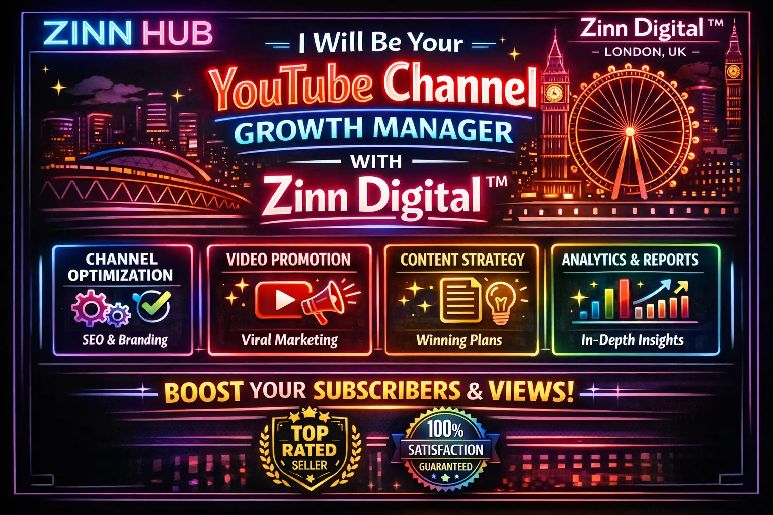 Be Your Youtube Channel Growth Manager With Zinn Digital ™ 1 Be Your Youtube Channel Growth Manager With Zinn Digital ™