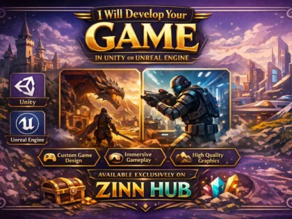 develop a game in unity or unreal engine