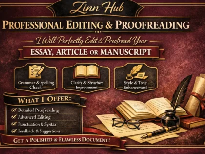 professionally edit and proofread your essay