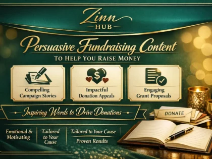 write persuasive fundraising content to help you raise money