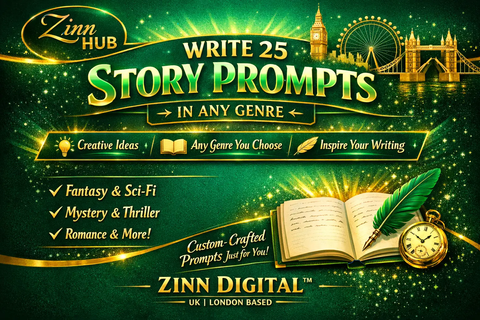 Write 25 Story Prompts In Any Genre 1 Write 25 Story Prompts In Any Genre