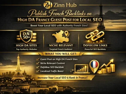 Publish French Backlinks On High Da France Guest Post For Local Seo