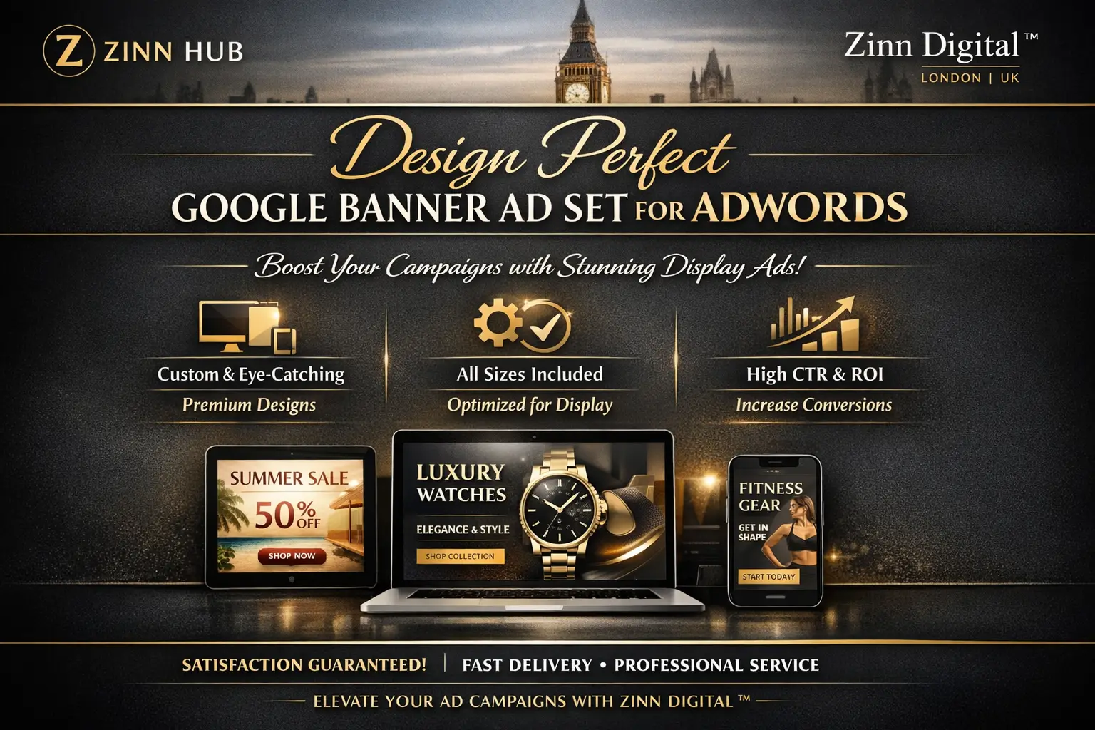 Design Perfect Google Banner Ad Set For Adwords Display Ads 2 Design Perfect Google Banner Ad Set For Adwords Display Ads - Image 2
