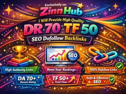 provide high quality DR 70 tf 50 SEO dofollow backlinks