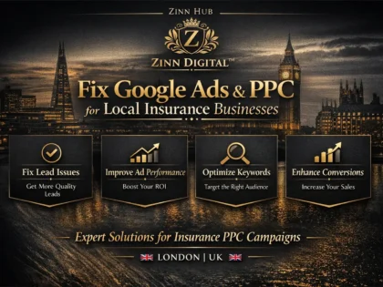 fix google ads leads ads adwords search PPC for local insurance service business