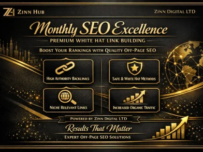 Establish Robust Monthly Seo With Premium White Hat Off-Page Link Building From Zinn Digital ™