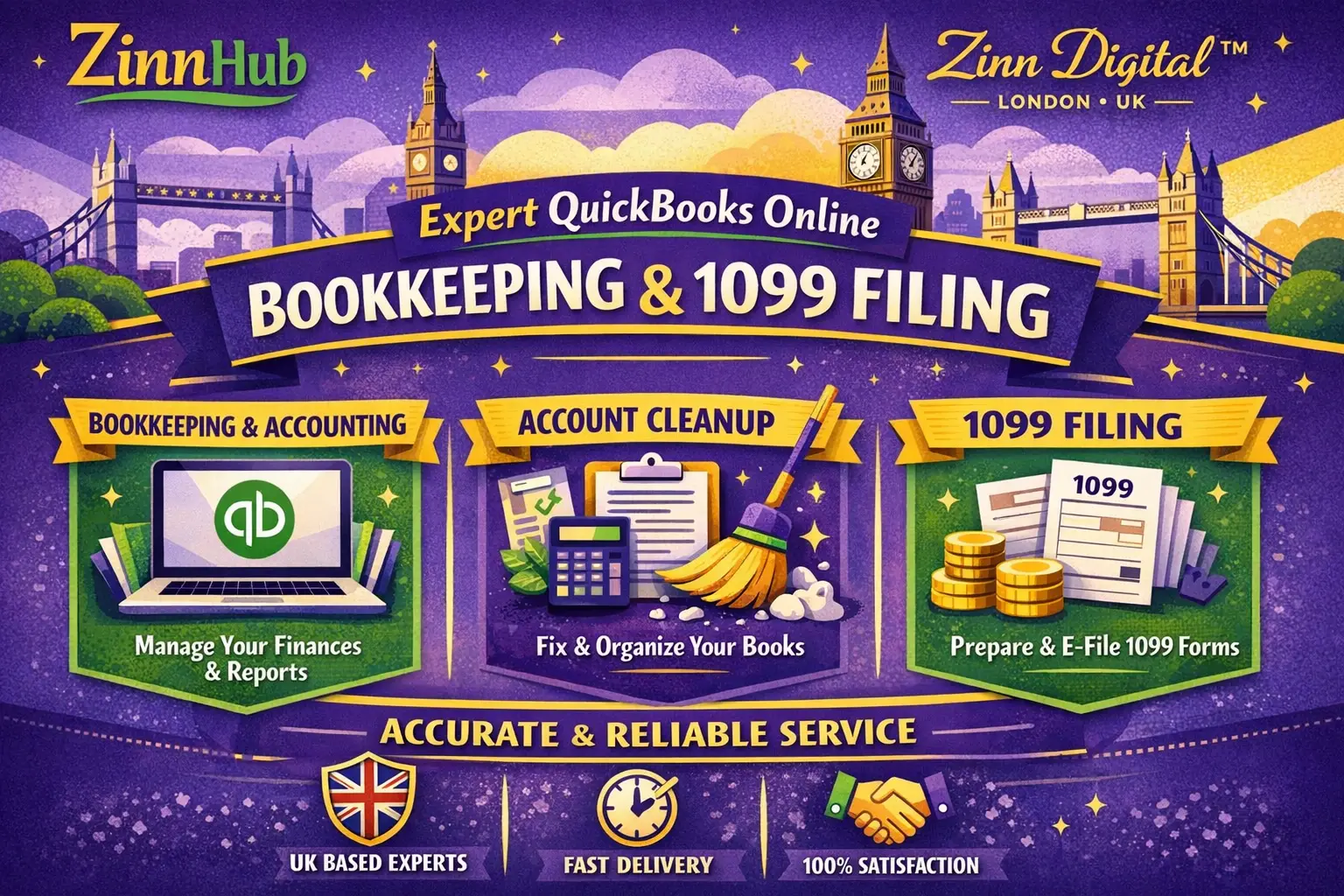 Provide Quickbooks Online Bookkeeping, Accounting Cleanup And 1099 Filing 1 Provide Quickbooks Online Bookkeeping