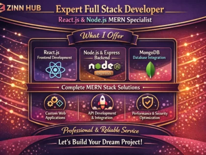 Expert Full Stack Developer: React.js