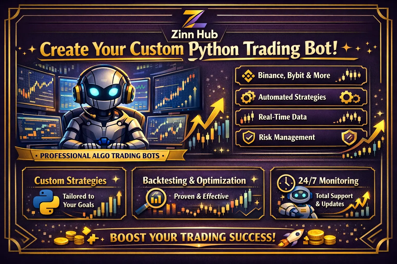 Create A Custom Python Trading Bot On Binance, Bybit Etc 1 Create A Custom Python Trading Bot On Binance