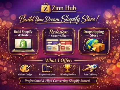 build shopify website