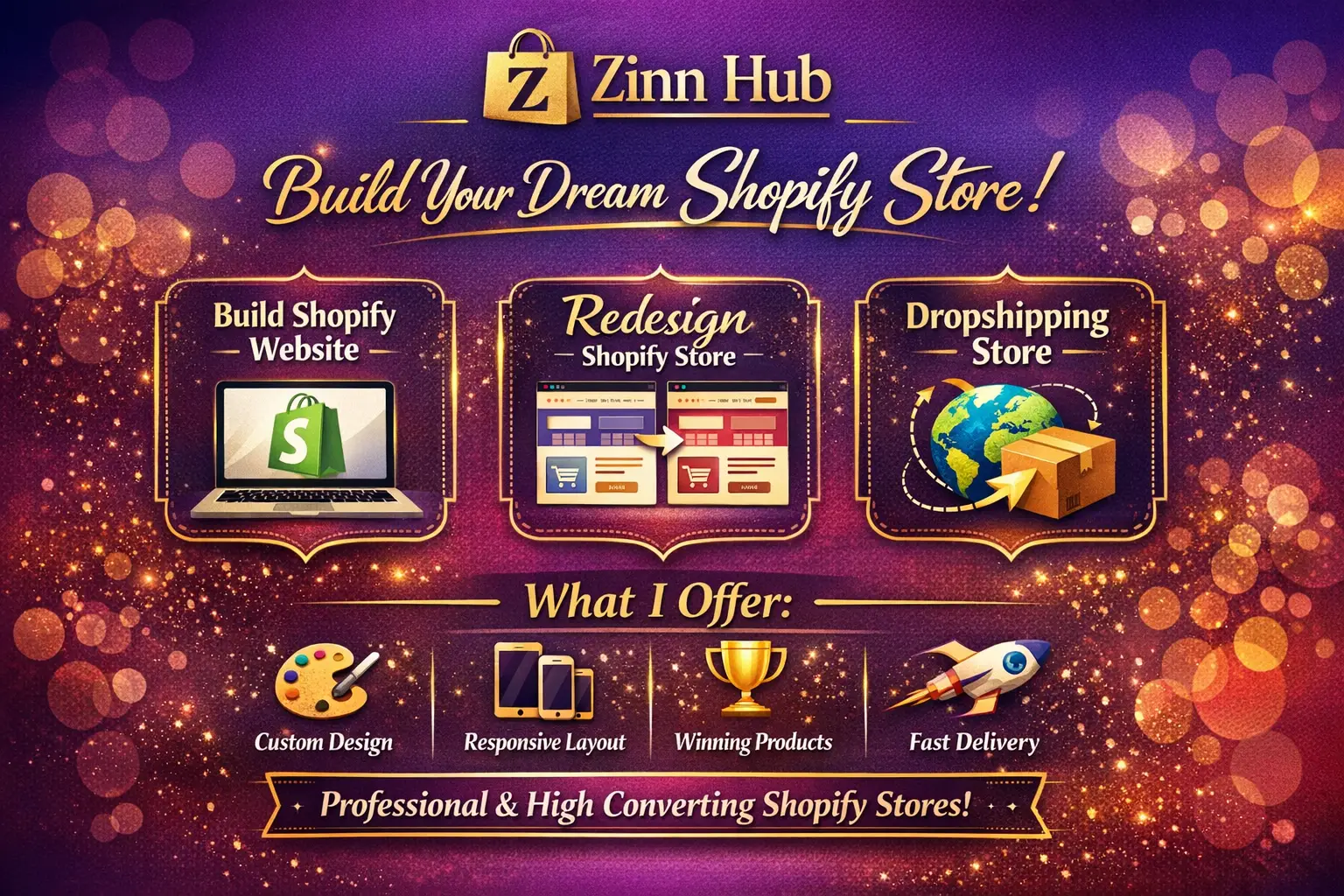 Build Shopify Website, Design Or Redesign Shopify Store, Dropshipping Store 1 Build Shopify Website