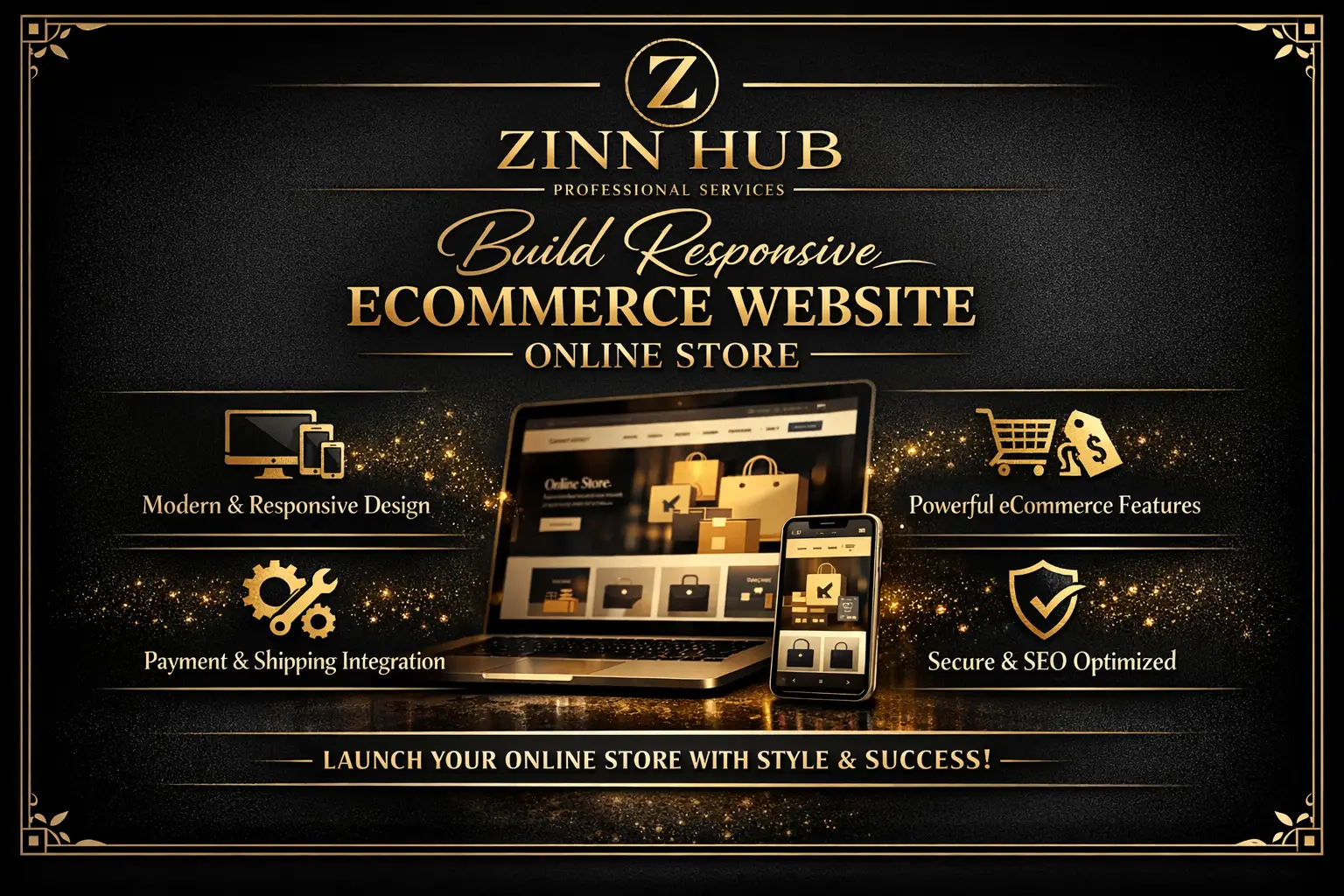 Build Responsive Ecommerce Website Online Store 1 Build Responsive Ecommerce Website Online Store