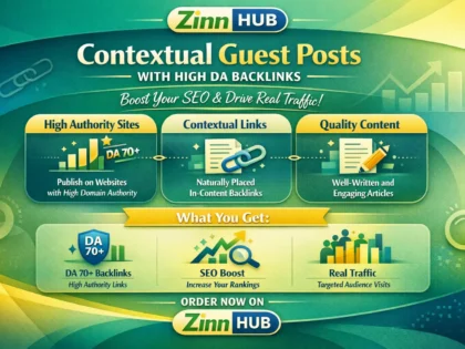 Provide Contextual Guest Posts With High Da Backlinks