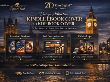 design attractive kindle ebook cover or kdp book cover for amazon