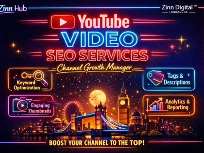 Youtube Video Seo Services By Zinn Digital ™ - Channel Growth Manager