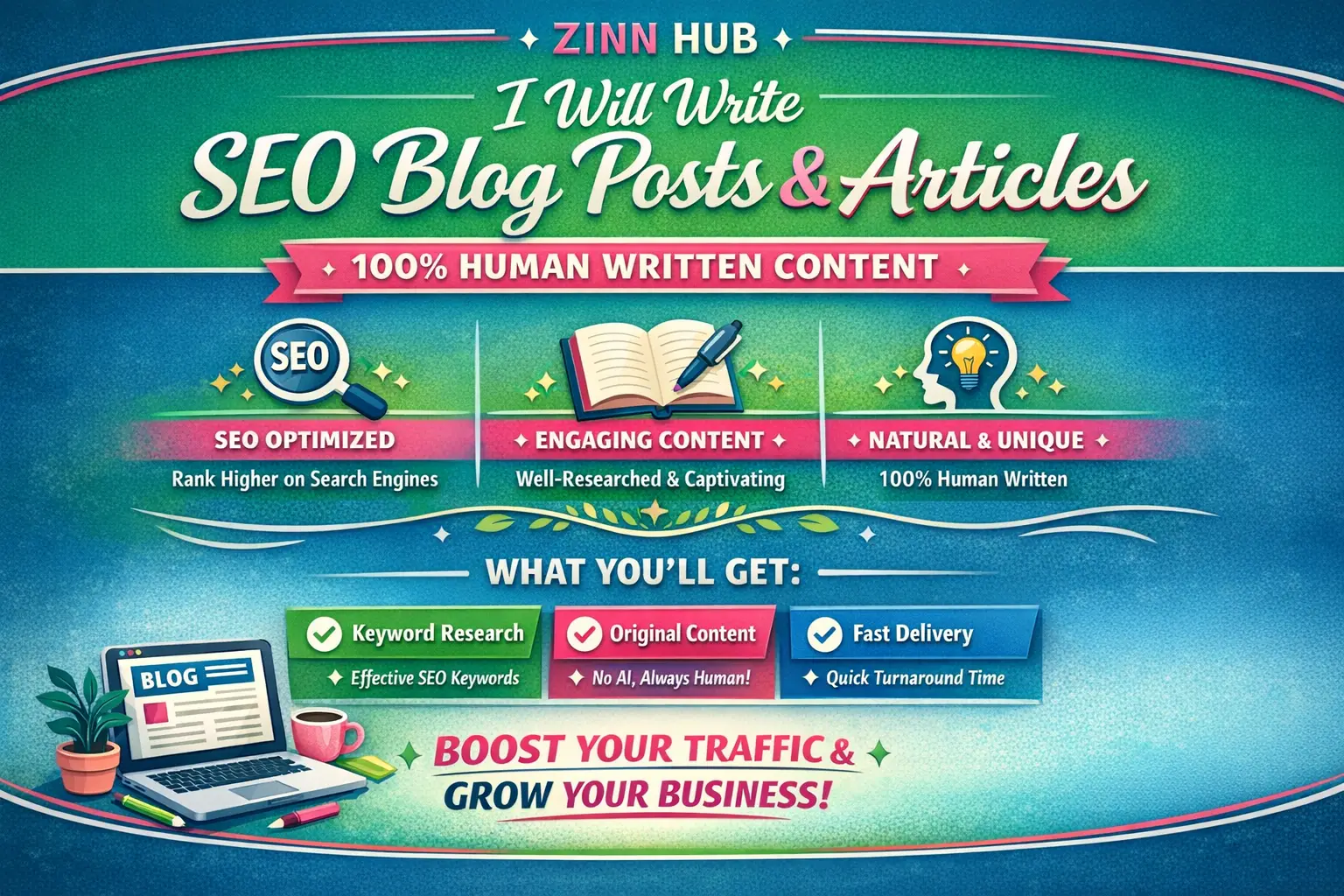 Write Seo Blog Posts And Articles With Human Written Content 1 Write Seo Blog Posts And Articles With Human Written Content