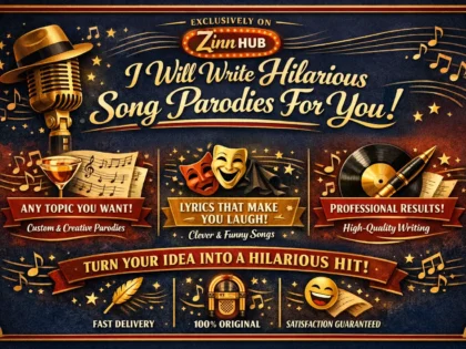 Write Hilarious Song Parodies For You
