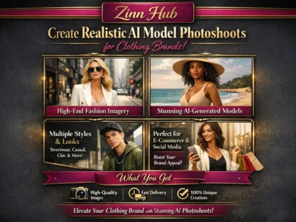 create realistic ai model photoshoots for clothing brands