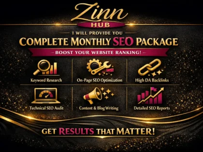 provide you complete monthly SEO package