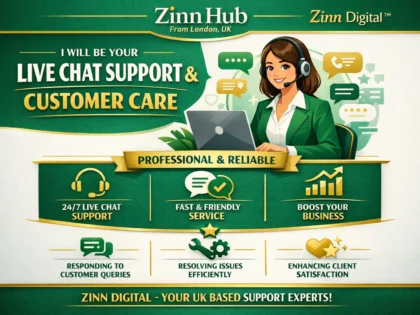 be your live chat support and customer care