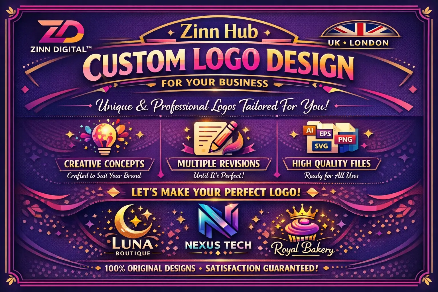Create Custom And Unique Logo Designs For Your Business 2 Create Custom And Unique Logo Designs For Your Business - Image 2