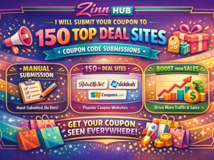 manually submit coupon to 150 popular deal sites coupon code submissions