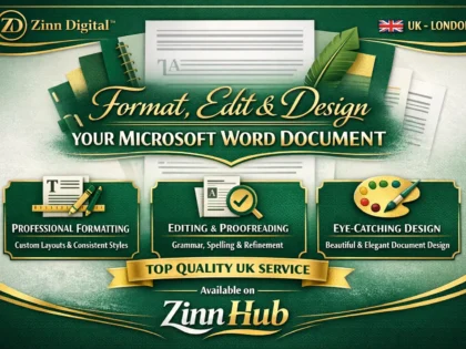 format edit and design microsoft word document
