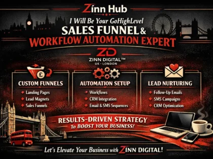 Be your GoHighLevel sales funnel and workflow automation expert