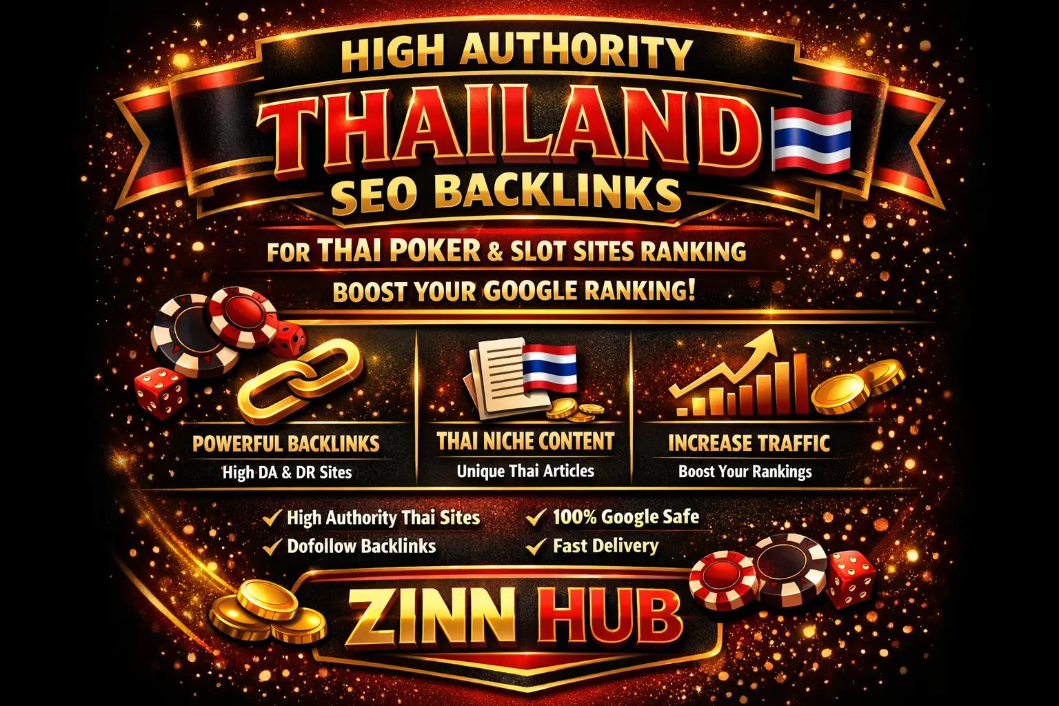 High Authority Thailand Seo Backlink For Thai Poker, Slot Sites Google Ranking 1 High Authority Thailand Seo Backlink For Thai Poker
