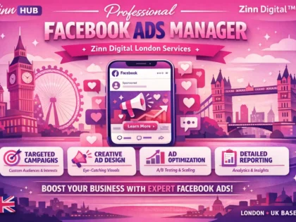 Professional Facebook Ads Manager - Zinn Digital ™ London Services