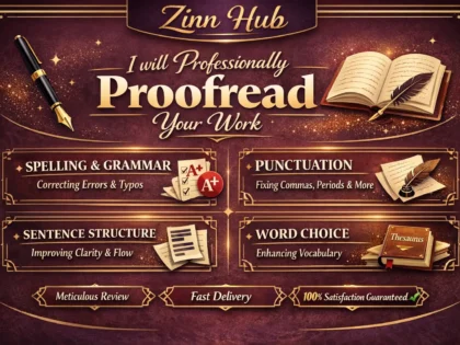 professionally proofread your work