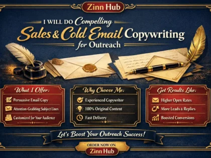 Do Compelling Sales And Cold Email Copywriting For Outreach