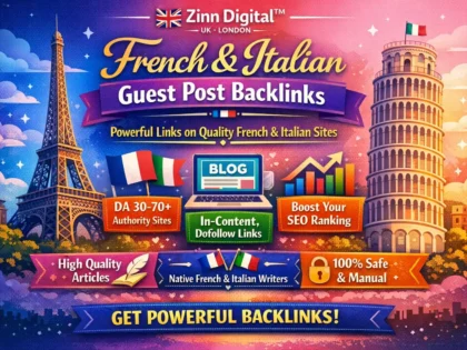 French And Italian Guest Post Backlinks On Quality French