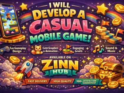develop a casual mobile game