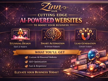 create cutting edge ai powered websites to boost your business