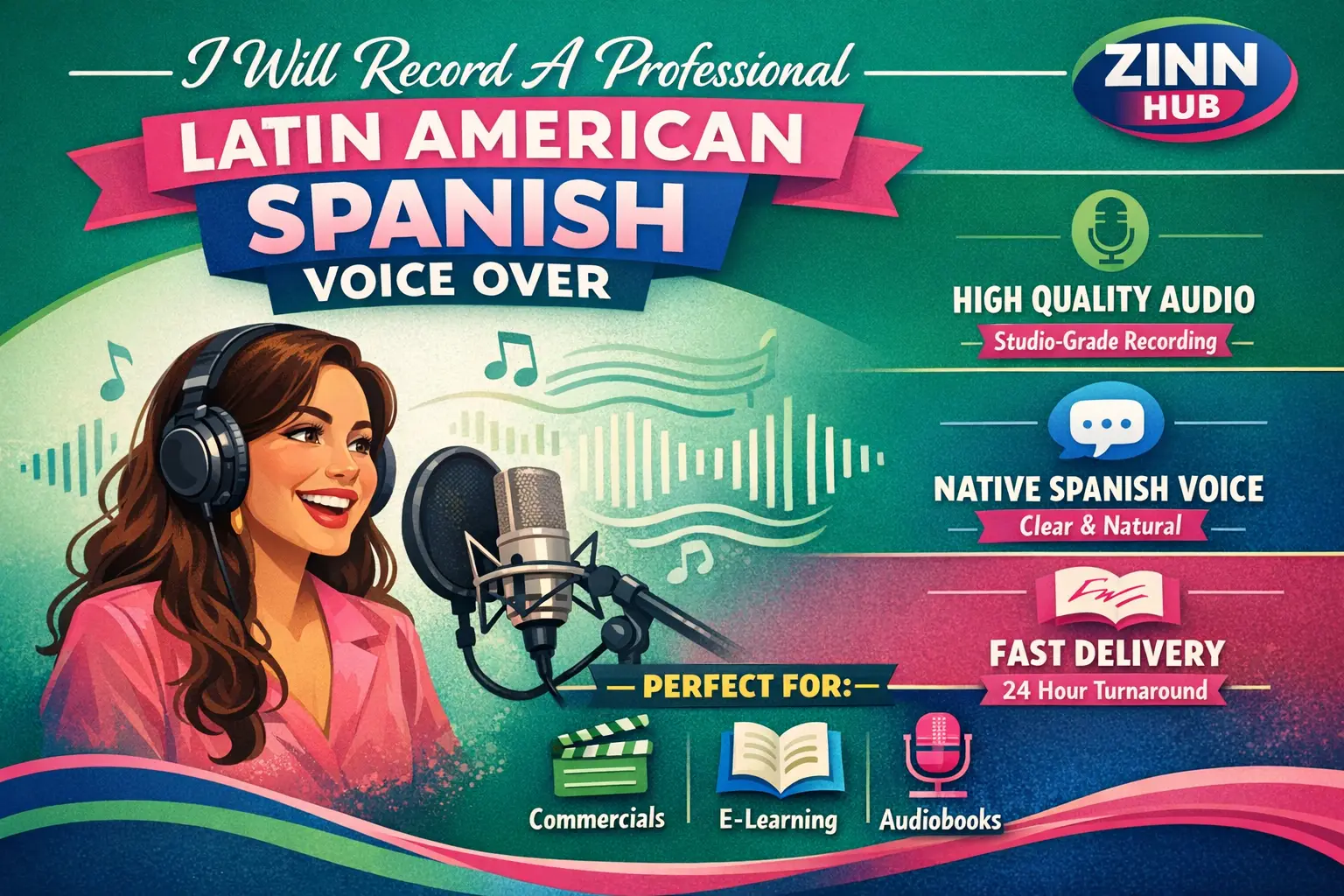 Record A Professional Latin American Spanish Voice Over 1 Record A Professional Latin American Spanish Voice Over