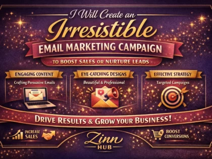 create an irresistible email marketing campaign to boost sales or nurture leads