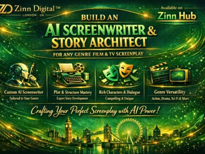 build an ai screenwriter and story architect for any genre film TV screenplay