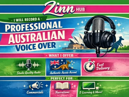 record a professional australian voice over