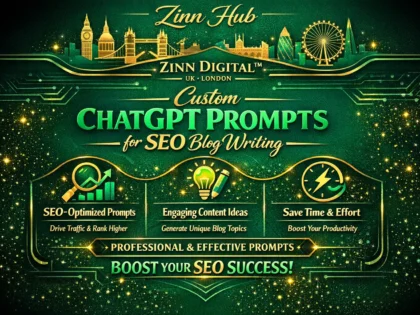 write custom chat gpt prompts for SEO blog writing