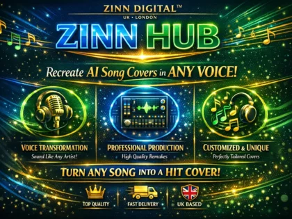 recreate or remake ai song cover in any voice music production