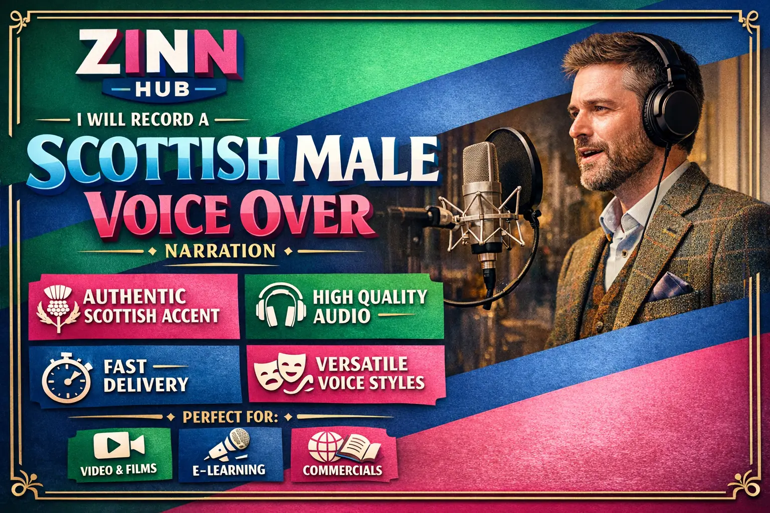 Record A Scottish Male Voice Over Narration 1 Record A Scottish Male Voice Over Narration
