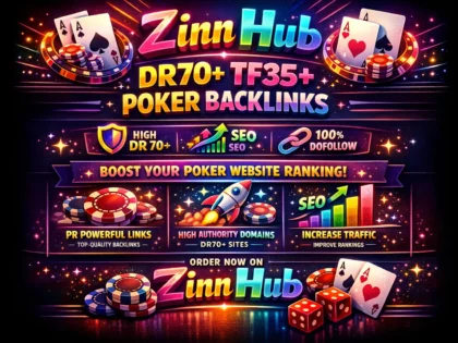 do dr70 tf35 SEO dofollow poker backlinks